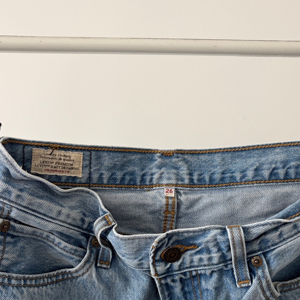 LEVIS DAD Blue Denim Jeans - Picture 2 of 4